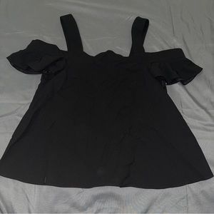 Topshop Black Off The Shoulder Blouse